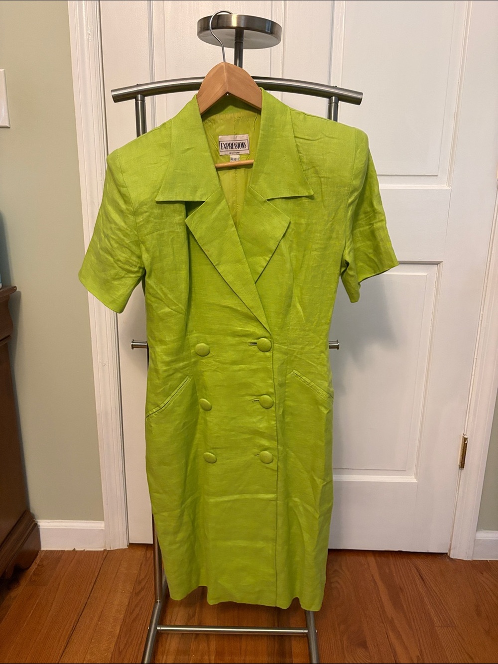 Linen Button Up Dress